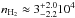 Mathematical equation: \hbox{$n_{{\rm H}_2}\approx 3^{+2.0}_{-2.2}10^4$}
