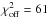 Mathematical equation: \hbox{$\chi_{\rm off}^2=61$}