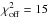 Mathematical equation: \hbox{$\chi_{\rm off}^2=15$}