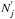 Mathematical equation: \hbox{$N^{'}_{j}$}
