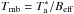 Mathematical equation: \hbox{$T_{\rm mb}=T_{\rm a}^{*}/B_{\rm eff}$}
