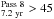 Mathematical equation: \hbox{$^{\rm Pass \ 8}_{\rm 7.2 \ yr}>45$}