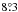 Mathematical equation: \hbox{$8\fdg3$}