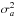 Mathematical equation: \hbox{$\sigma_a^2$}