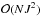 Mathematical equation: \hbox{$\ofo(NJ^2)$}