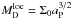 Mathematical equation: \hbox{$M_\mathrm{D}^\mathrm{loc} = \Sigma_0 a_\mathrm{P}^{3/2}$}
