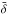 Mathematical equation: \hbox{$\bar \delta$}