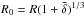 Mathematical equation: \hbox{$R_0=R (1+\bar{\delta})^{1/3}$}