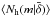 Mathematical equation: \hbox{$\langle N_{\rm h}(m | \bar \delta)\rangle$}