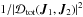Mathematical equation: \hbox{${ 1/|\mathcal{D}_{\rm tot} (\bm{J}_{1} , \bm{J}_{2})|^{2} }$}