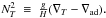 Mathematical equation: \hbox{$\Nt^2~\equiv~\frac{\grav}{H}(\delt-\delad).$}