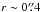 Mathematical equation: \hbox{$r \sim0\farcs4$}