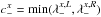Mathematical equation: \hbox{$c_{-}^{x}={\rm min}(\lambda_{-}^{x,L}, \lambda_{-}^{x,R})$}
