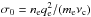 Mathematical equation: \hbox{$\sigma_0 = n_{\rm e} q_{\rm e}^2/(m_{\rm e} \nu_{\rm c})$}