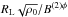 Mathematical equation: \hbox{$ R_{\rm L}\sqrt{\rho_0}/B^{(2)\phi}$}
