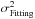 Mathematical equation: \hbox{$\sigdeux{Fitting}$}