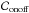 Mathematical equation: \hbox{$\Conoff$}