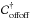 Mathematical equation: \hbox{$\Coffoff^{\dagger}$}