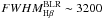 Mathematical equation: \hbox{$FWHM_{\rm H\beta}^{\rm BLR}\sim3200$}