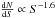 Mathematical equation: \hbox{$\frac{{\rm d}N}{{\rm d}S} \propto S^{-1.6}$}
