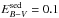 Mathematical equation: \hbox{$E_{B-V}^{\rm sed} = 0.1$}