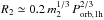 Mathematical equation: \hbox{$R_2\simeq 0.2\,m_2^{1/3}\,P_{\rm orb,1h}^{2/3}$}