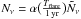 Mathematical equation: \hbox{$ N_\nu = \alpha \bigl ( \frac{T_{\rm flare}}{1 \, {\rm yr}} \bigr )\tilde N_{\nu}$}