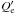 Mathematical equation: \hbox{$Q_{\rm e}^{\prime}$}