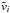 Mathematical equation: \hbox{$\tilde{v}_{i}$}
