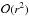 Mathematical equation: \hbox{$\mathcal{O}(r^{2})$}