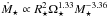 Mathematical equation: \hbox{$\dot{M}_\star \propto R_\star^2 \Omega_\star^{1.33} M_\star^{-3.36}$}