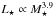 Mathematical equation: \hbox{$L_\star \propto M_\star^{3.9}$}