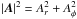 Mathematical equation: \hbox{$|\boldsymbol{A}|^2 = A_r^2 + A_\phi^2$}