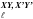Mathematical equation: \hbox{$^{\textbf{\textit{XY,\,X'Y'}}}_\ell$}