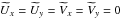 Mathematical equation: \hbox{$\bU_x=\bU_y=\bV_x=\bV_y=0$}
