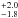 Mathematical equation: \hbox{$^{+2.0}_{-1.8}$}