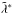 Mathematical equation: \hbox{$\tilde\lambda^*$}