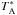 Mathematical equation: \hbox{$T^*_{\rm A}$}