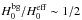 Mathematical equation: \hbox{$\Hzerobg/\Hzeroeff \sim 1/2$}