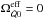Mathematical equation: \hbox{$\OmQzeroeff = 0$}