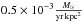 \hbox{$0.5\times10^{-3}\frac{M_\odot}{\rm yr\, kpc^2}$}