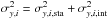 \hbox{$\sigma^2_{y,i}=\sigma^2_{y,i,{\rm sta}}+\sigma^2_{y,i, {\rm int}}$}