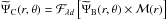 \hbox{$\widetilde{\Psi}_{\rm C}(r,\theta)=\mathcal{F}_{\lambda d}\left[ \widetilde{\Psi}_{\rm B}(r,\theta) \times \mathcal{M}(r) \right]$}
