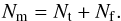 \appendix \setcounter{section}{1} \begin{equation} N_{\rm m}=N_{\rm t}+N_{\rm f}. \label{eq:false_match1} \end{equation}