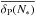 \hbox{$\overline{\delta_{\rm P} (N_*)}$}