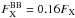 \hbox{$F^{\rm BB}_{\rm X} =0.16 F_{\rm X}$}