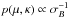 \hbox{$p(\mu,\kappa) \propto \sigma_B^{-1}$}