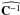 \hbox{$\widehat{{\bf C}^{-1}}$}