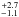\hbox{$\stackrel{+2.7}{_{-1.1}}$}