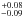 \hbox{$\stackrel{+0.08}{_{-0.09}}$}